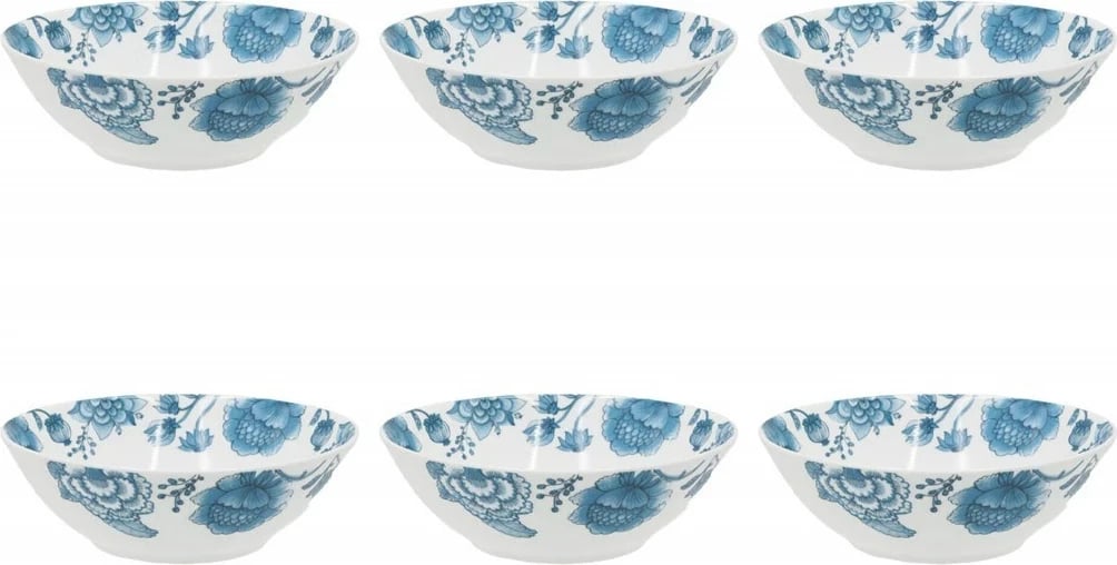 Set pjatash supe Rose&Tulipani Oniria, 20 cm, 6 copë, Blu