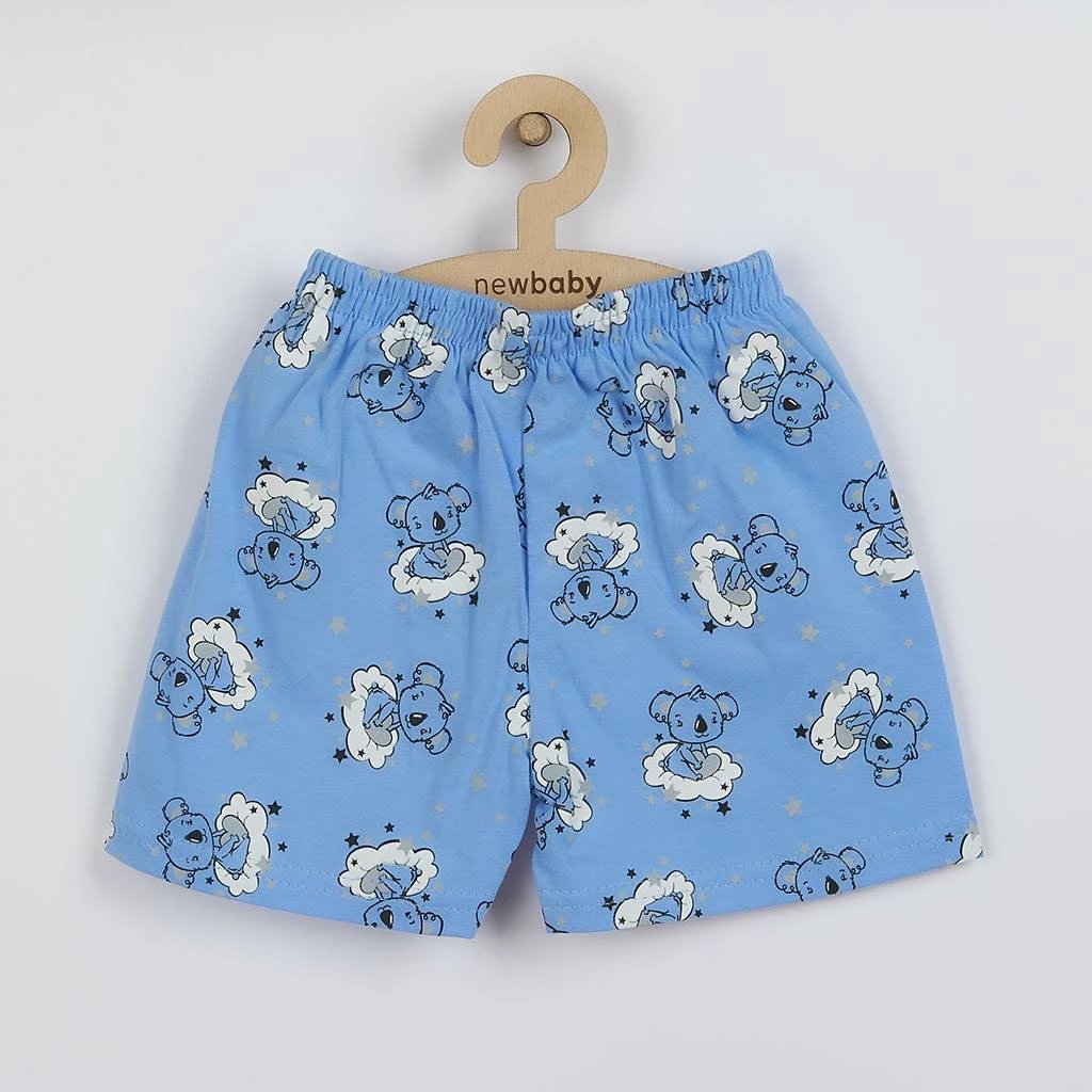 pizhama verore, New Baby Dream, pambuk 100%, madhësia 74 (6-9m), për djem, 2-copëshe, blu