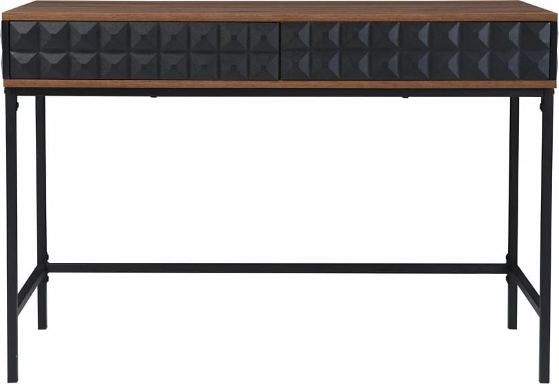 Tavolinë pune ZUMA, ngjyrë arre e zezë, 110.5x54x76cm