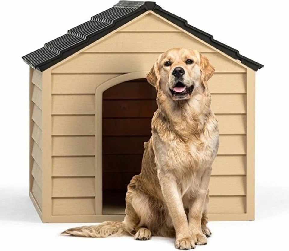 Shtëpi për kafshë, Paws & Whiskers, 5100-4, ngjyrë shampanjë dhe bitter, 76x64x62cm