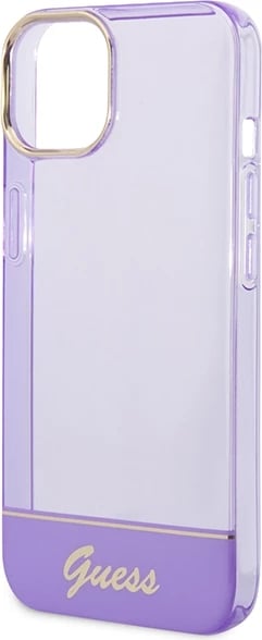 Mbështjellës Guess GUHCP14MHGCOU për iPhone 14 Plus 6.7", vjollcë, hardcase translucent Mbështjellës Guess GUHCP14MHGCOU për iPhone 14 Plus 6.7", vjollcë, hardcase translucent