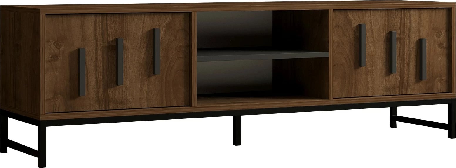 Komodë TV Hanah Home, formë drejtkëndëshe, ngjyrë arre