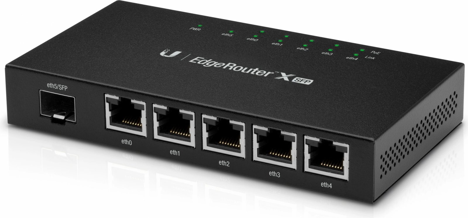 Router Ubiquiti EdgeRouter X SFP, Ethernet WAN, Gigabit Ethernet, E zezë