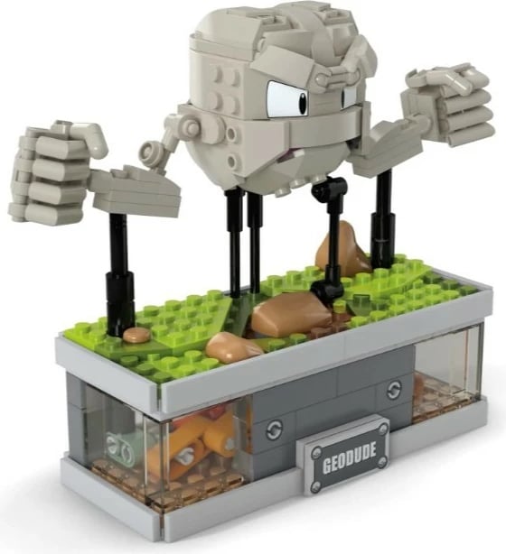 Set ndërtimi Mega Bloks Pokemon Mini Motion Geodude, 354 pjesë