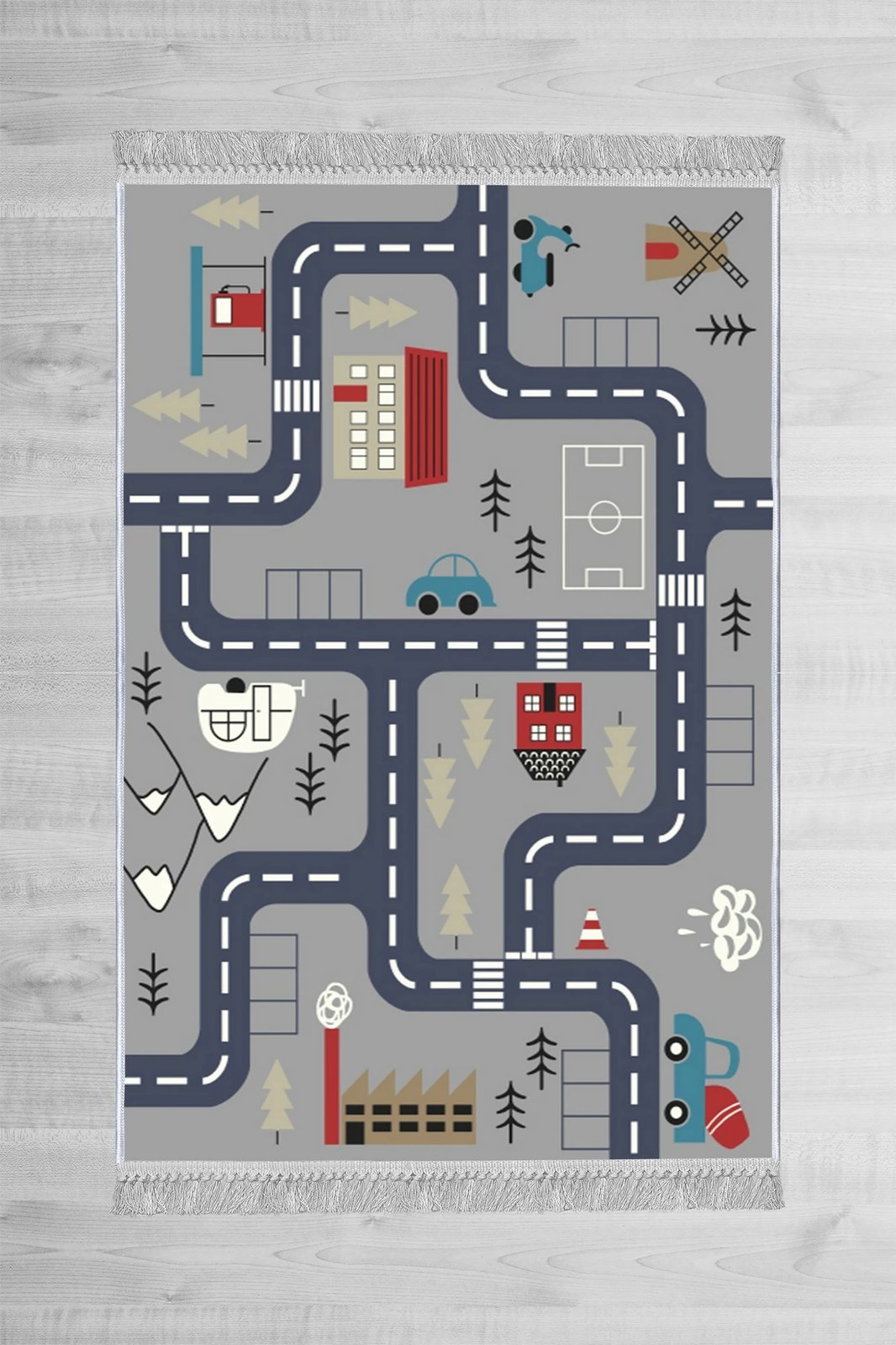 Qilim për fëmijë, ngjyrë gri, Conceptum Hypnose, ELS582, 80x120cm