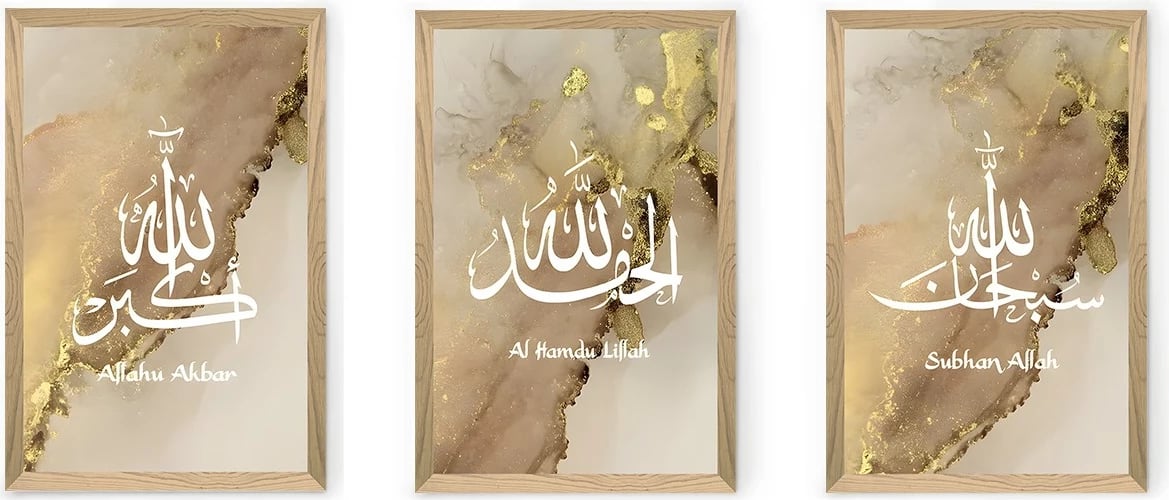 Set pikturash dekorative (3 copë), Wallity, Artsycllct1