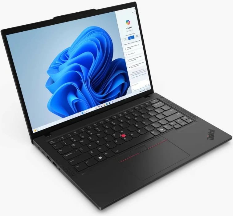 Ultrabook Lenovo ThinkPad T14 Gen 5, AMD Ryzen 7 8840U, 16 GB RAM, 512 GB SSD, 14" WUXGA, Windows 11 Pro, E zezë