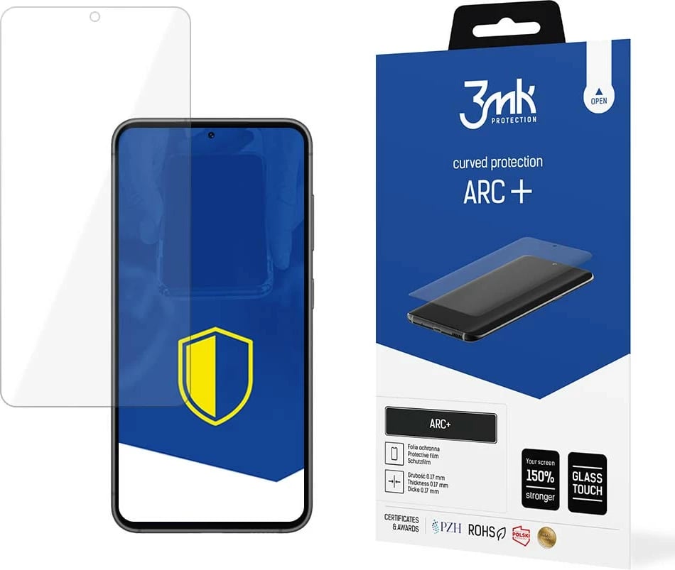 Mbështjellës ekrani 3mk Protection ARC+ për Samsung Galaxy S23 5G, transparent