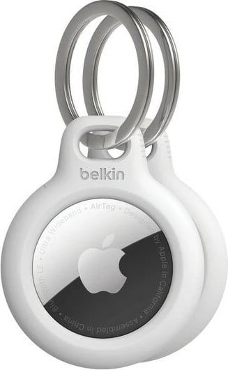Mbajtës çelësash Belkin Secure Holder për AirTag, 2 copë, Bardhë