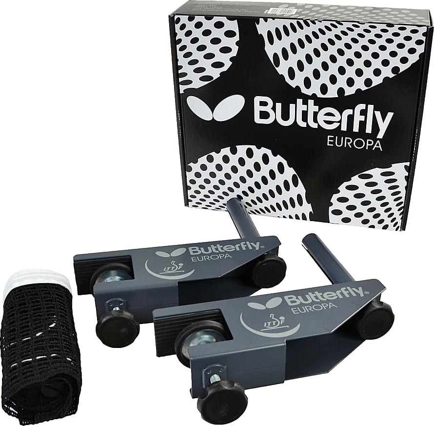 Rrjetë pingpongu Butterfly, e zezë