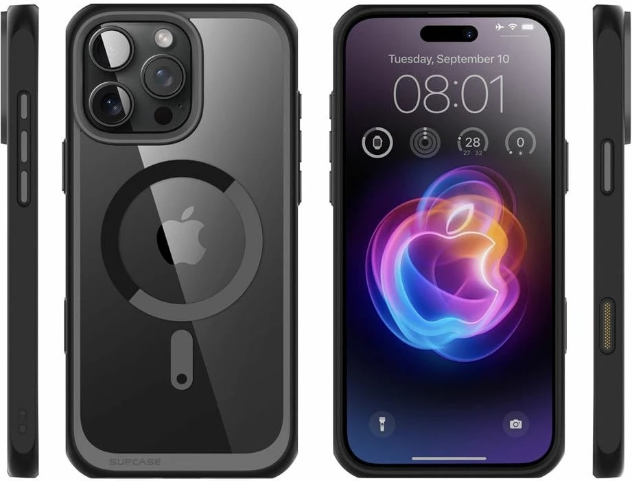 Mbështjellës Supcase UB Mag për iPhone 16 Pro Max, MagSafe, Zi