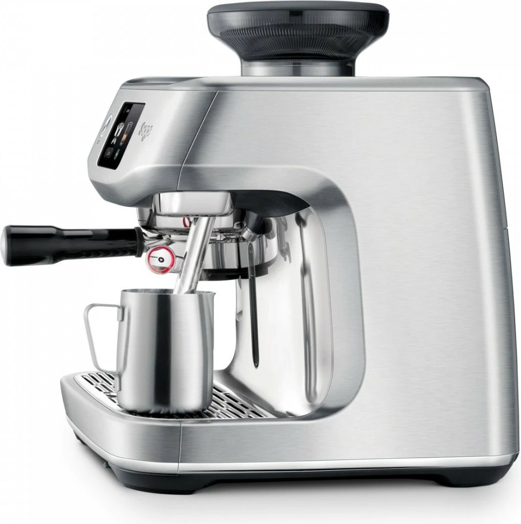 Ekspres kafeje presioni, Sage SES985BSS, mulli i integruar, portafilter 58 mm, 1600 W, 15 bar, ekran me prekje, çelik i furçuar