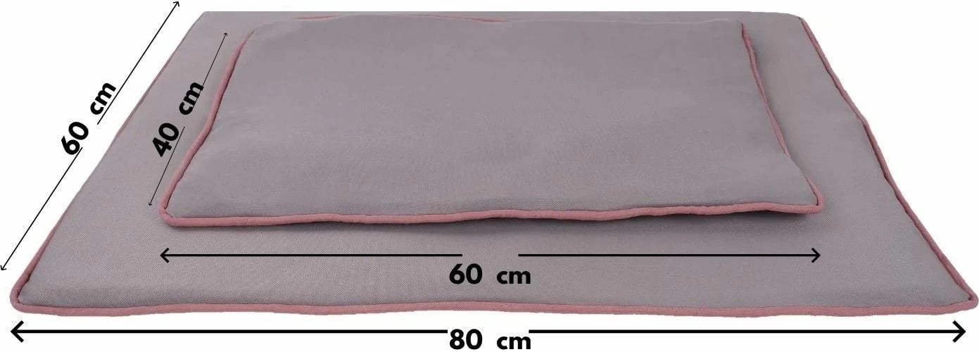 Shtrat për kafshë, Thermo Mat, 60x80, e verdhë