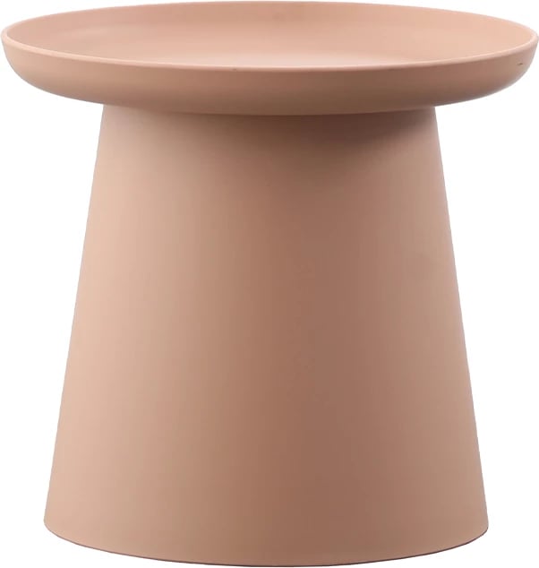 Tavolinë kafeje Tech, ngjyrë nude, 50x50x46.5