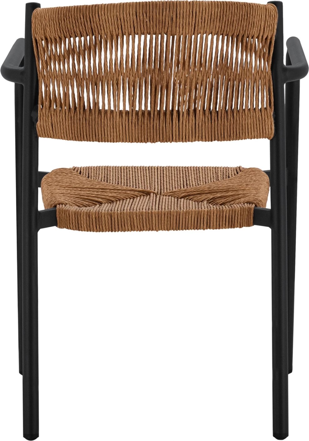 Karrige alumini me litar PE, ngjyrë bezhë, FH5786.02, 55.5x50x77.5 cm