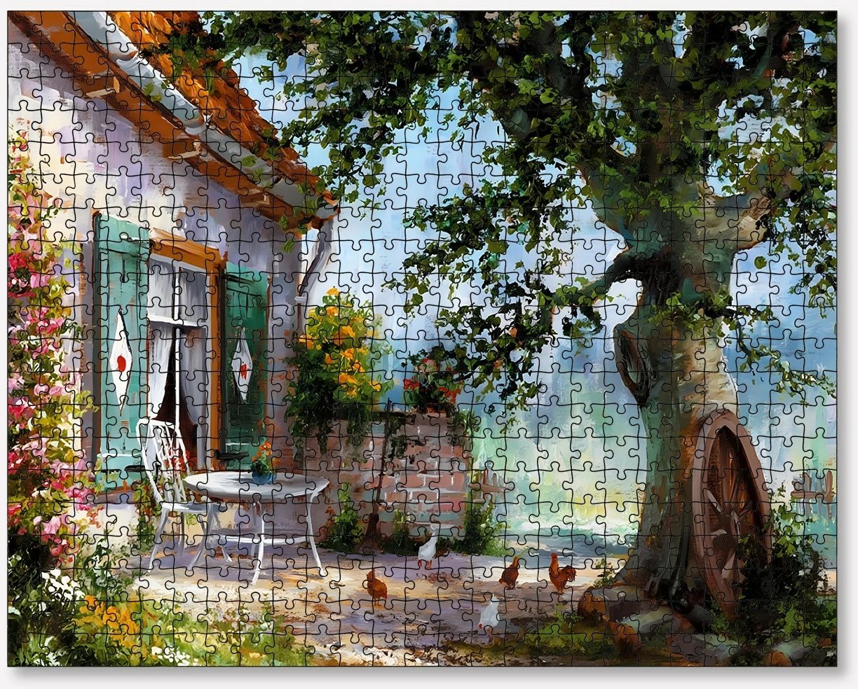 Puzzle 1000 copë, Evila Originals, shumëngjyrësh, PZL_024_1000
