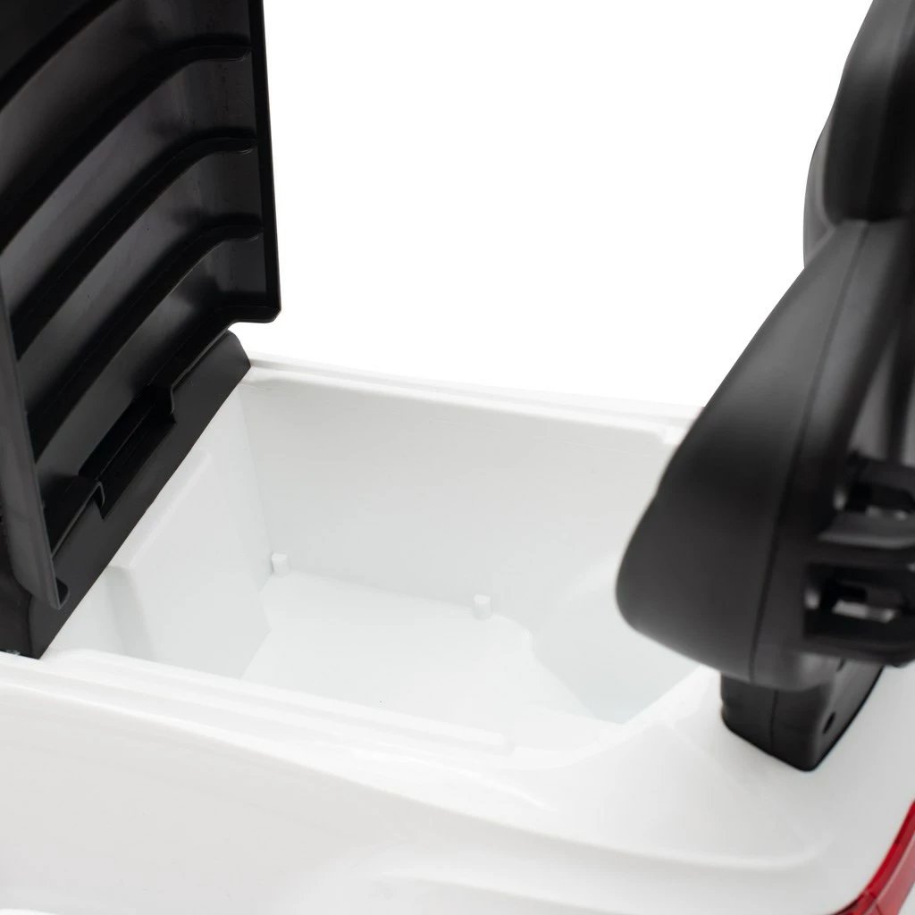 makinë shtytëse fëmijësh Baby Mix Volkswagen T-ROC me dorezë drejtuese me mbajtëse shisheje, borinë dhe melodi, sedilje me hapësirë, për 12-36 muaj, e bardhë