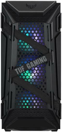 Kasë gaming, Asus, TUF Gaming GT301 (90DC0040-B49000), ATX Tower, USB 3.0, 2.5", 490x300x530 mm, e zezë