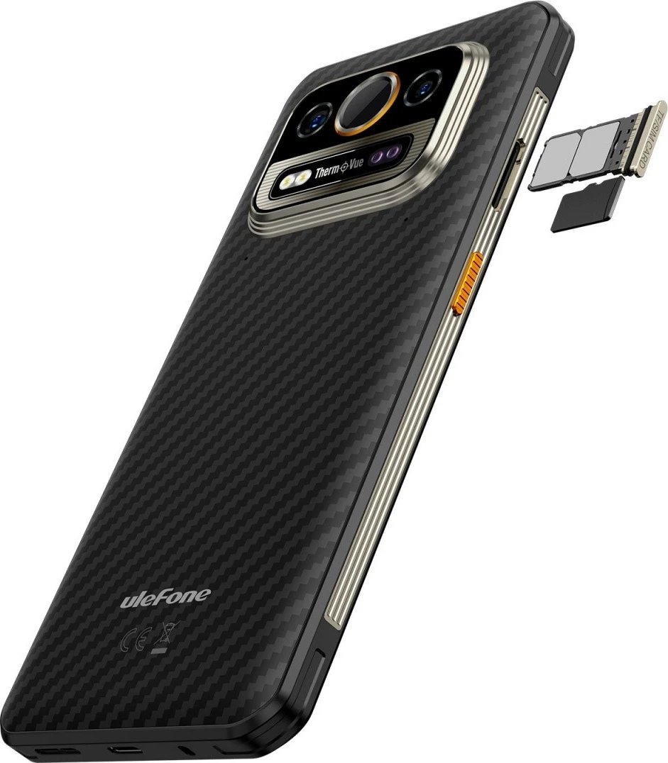 Celular Ulefone Armor 25T 4G, 6/256GB, IP69K, Thermal Vision, Frost Black Celular Ulefone Armor 25T 4G, 6/256GB, IP69K, Thermal Vision, Frost Black