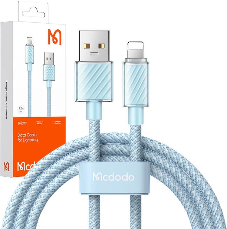 Kabllo USB-A në Lightning Mcdodo CA-3641, 1.2m, kaltër