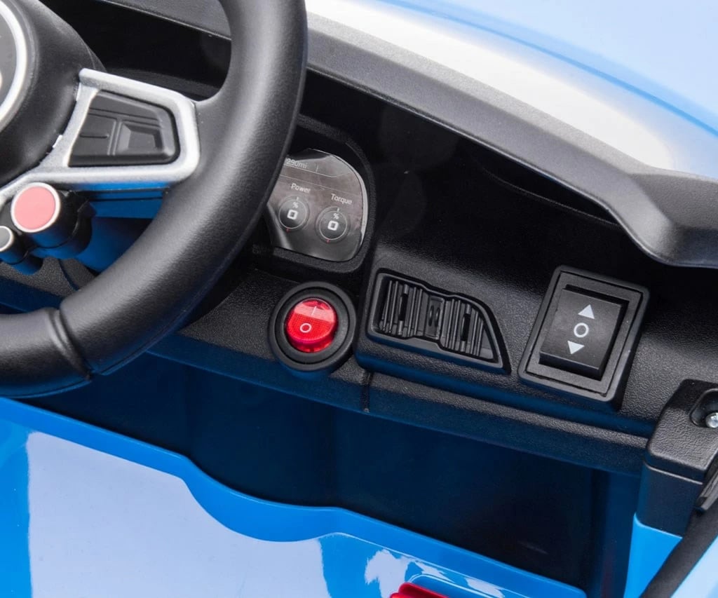 makinë elektrike për fëmijë, Milly Mally Audi R8 Spyder, 12V 2x30W, 1 ulëse, telekomandë, rrota EVA, blu