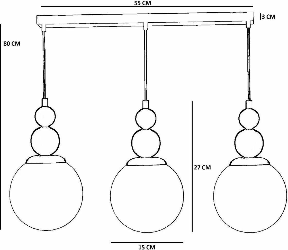 Llambadar Opviq, ngjyrë mjaltë e zi, 9053-5