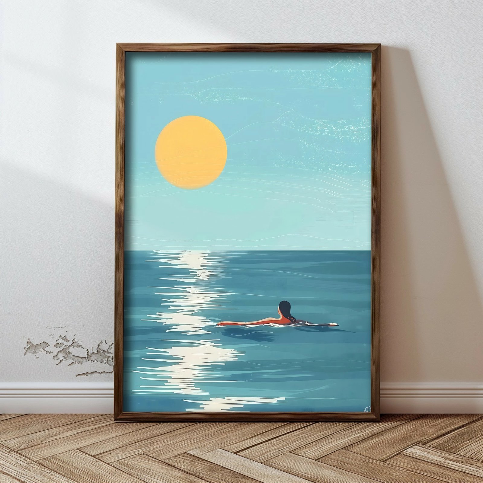 Pikturë dekorative me kornizë MDF, shumëngjyrëshe, Wallity, GE101-L, 35x47x3.5cm