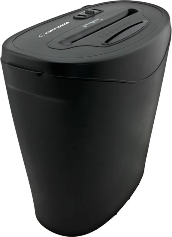 Makineri shkatërrimi dokumentesh Esperanza EN103 RAZOR, 18L, prerje kryq, e zezë