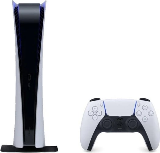 Konzolë lojërash Sony PlayStation 5 Digital, 825 GB SSD, Bardhë, Zezë