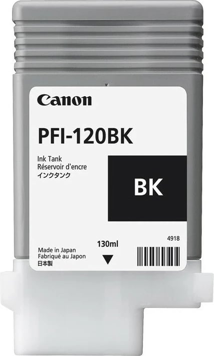 Toner Canon PFI-120BK, 130 ml, Ngjyrë e zezë Toner Canon PFI-120BK, 130 ml, Ngjyrë e zezë
