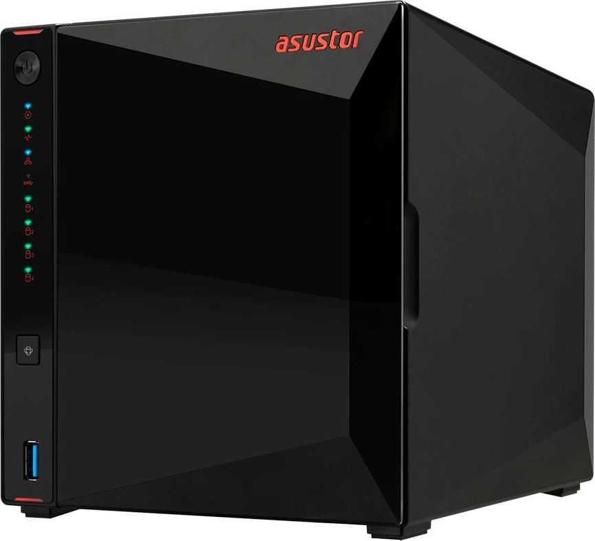 NAS Asustor Nimbustor 4 AS5304T, Intel Celeron J4105, 4 GB DDR4, e zezë