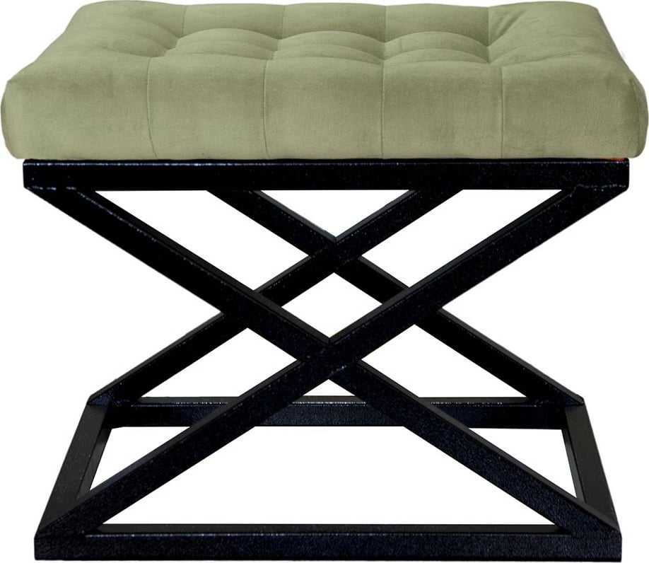 Puf Atelier del Sofa, Capraz, e zezë, e gjelbër e çelët