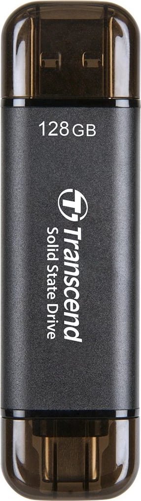 SSD i jashtëm Transcend ESD310C 128GB USB-C USB 3.2 Gen 2x1, e zezë