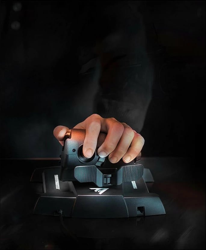 Joystick Thrustmaster T.16000M FCS Flight Pack për PC, 3 pjesë, i zi