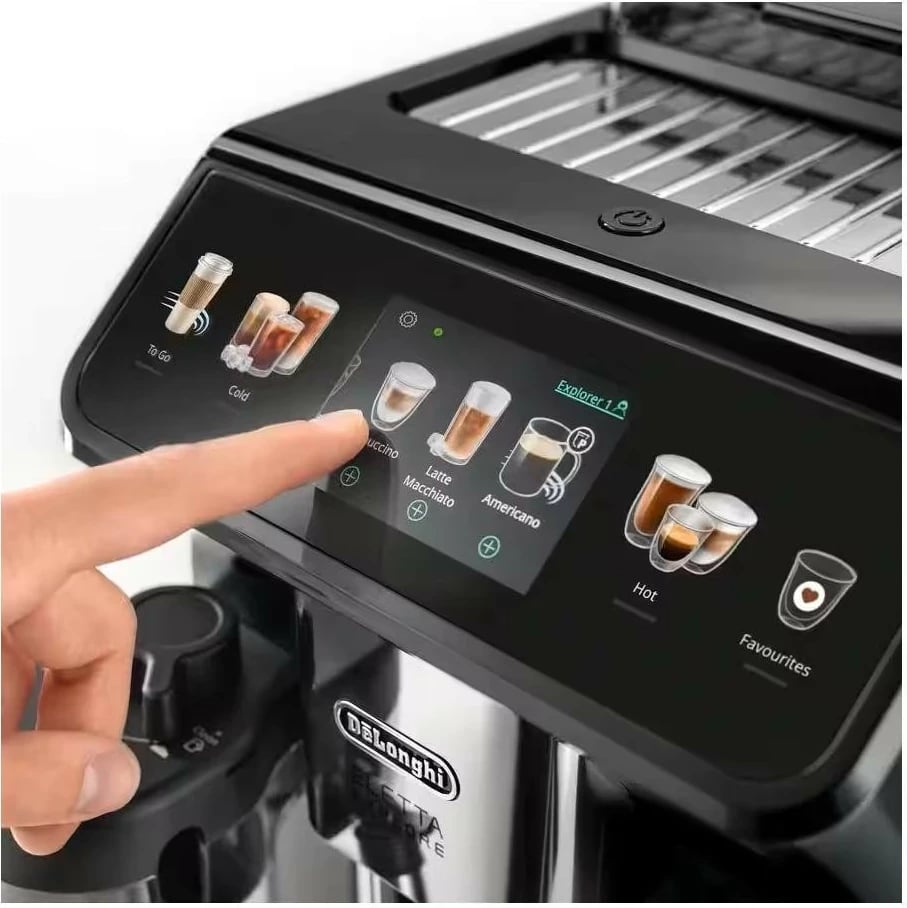 Aparat kafeje DeLonghi Eletta Explore ECAM 450.55.G, ngjyrë gri