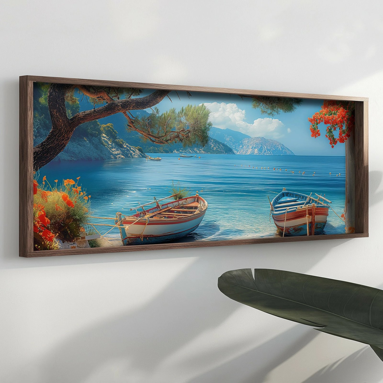 Pikturë dekorative me kornizë MDF, shumëngjyrëshe, Wallity EMR043