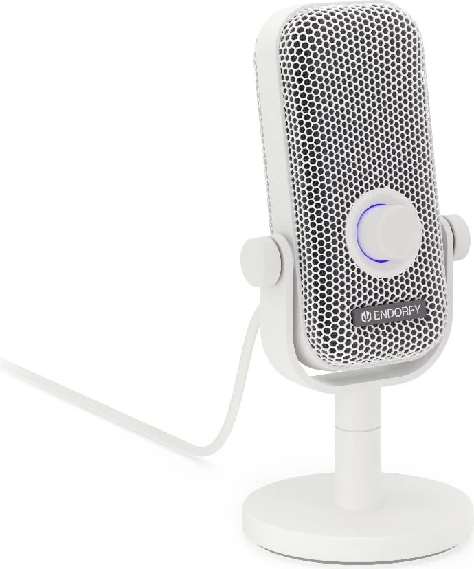 Mikrofon tavoline ENDORFY Solum Voice S Onyx White, USB Type-C, i bardhë