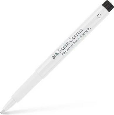 Stilolaps për vizatim Faber-Castell Pitt Artist Pen 167501, 1 ngjyrë, e bardhë, 2.5 mm, rrumbullakët