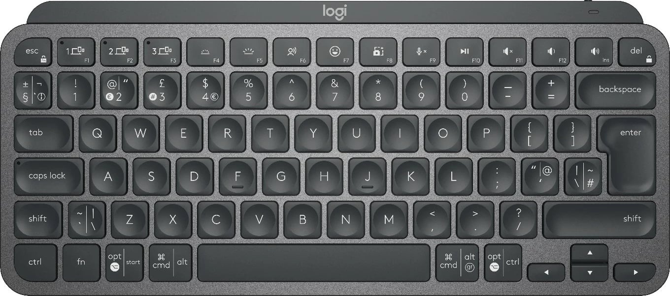 Tastierë Logitech MX Keys Mini, Wireless, Bluetooth, Graphite Tastierë Logitech MX Keys Mini, Wireless, Bluetooth, Graphite