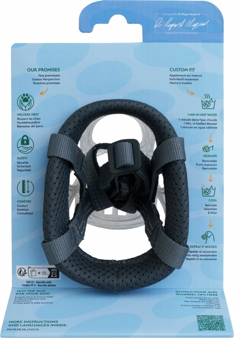 Maskë për qen Company of Animals Transparent 3, transparente