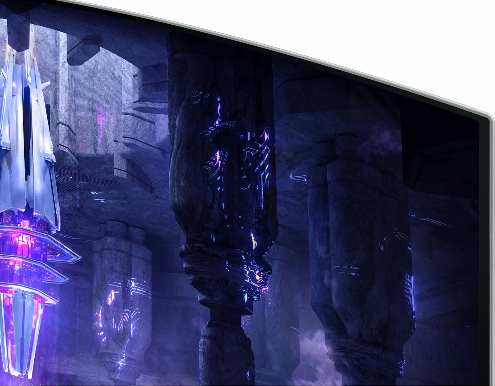 Monitor Samsung G85SB, 86.4 cm (34"), 3440 x 1440 pixels, UltraWide Quad HD, OLED, Argjendtë Monitor Samsung G85SB, 86.4 cm (34"), 3440 x 1440 pixels, UltraWide Quad HD, OLED, Argjendtë