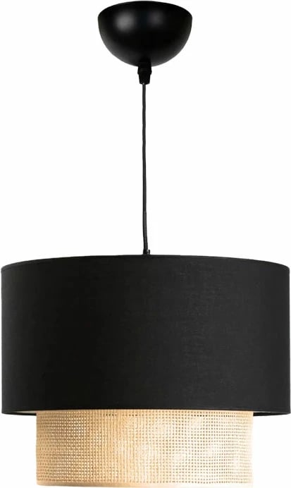 Dritë tavani Fersa, e zezë-natyrale, D30x20cm