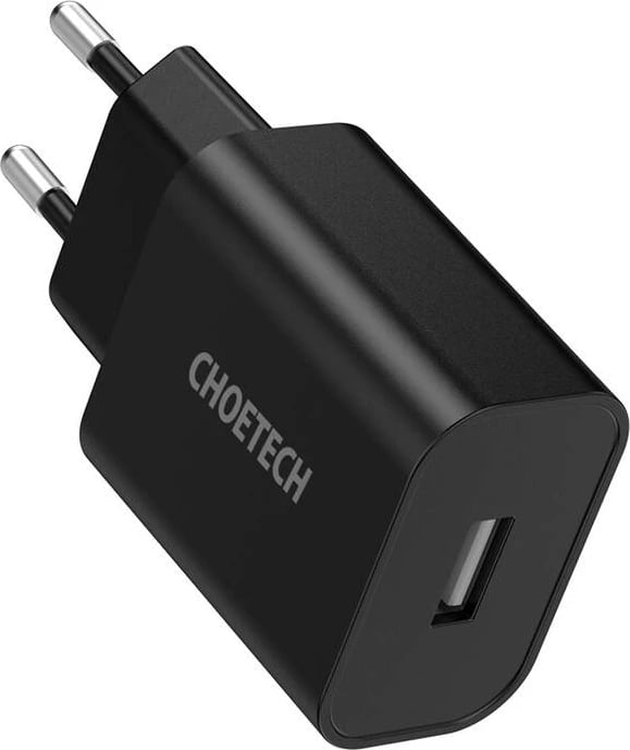 Karikues rrjeti Choetech Q5002-EU, 12W, USB-A, zi