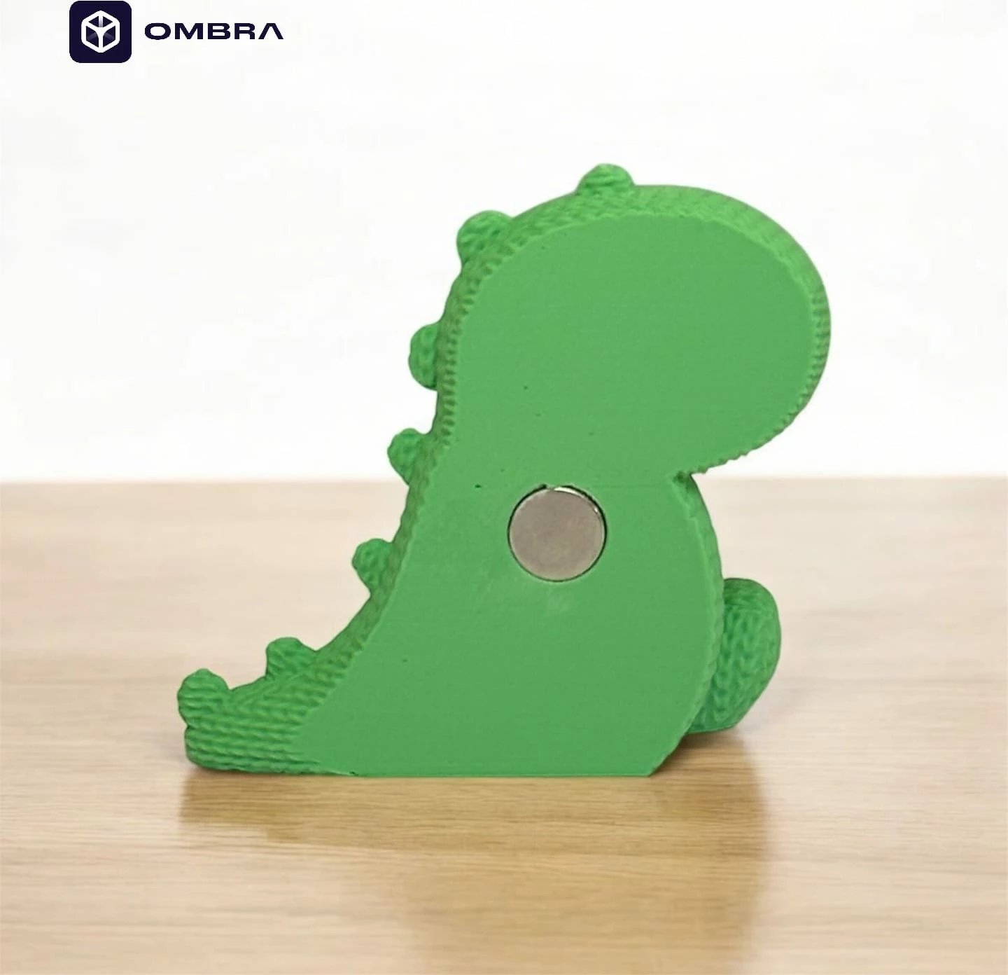 Knitted Dino Fridge Magnet - e gjelbert