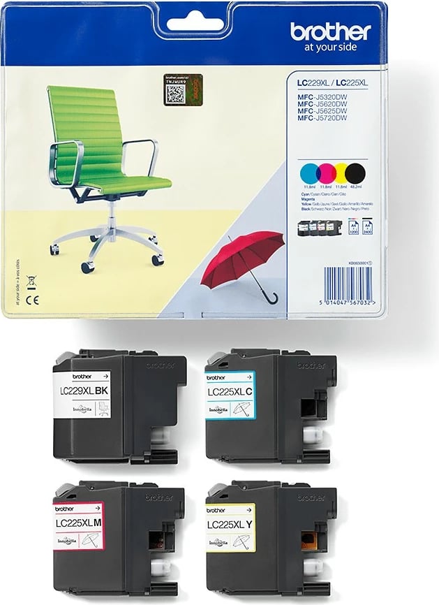 Toner Brother LC-229XLVALBPDR multipack, cyan/magenta/verdhe/zi
