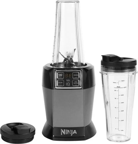 Blender Ninja BN495EU, 0.7 L, 1000 W, Anthracite, Black, Grey