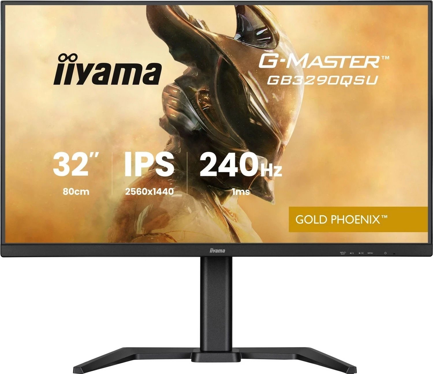 Monitor gaming iiyama G-Master GB3290QSU-B1 Gold Phoenix, 31.5 inch, QHD, 240Hz, IPS, e zi