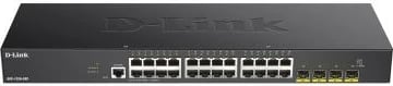 Switch, D-Link, DGS-1250-28X E, 24 porte, 1 Gbps