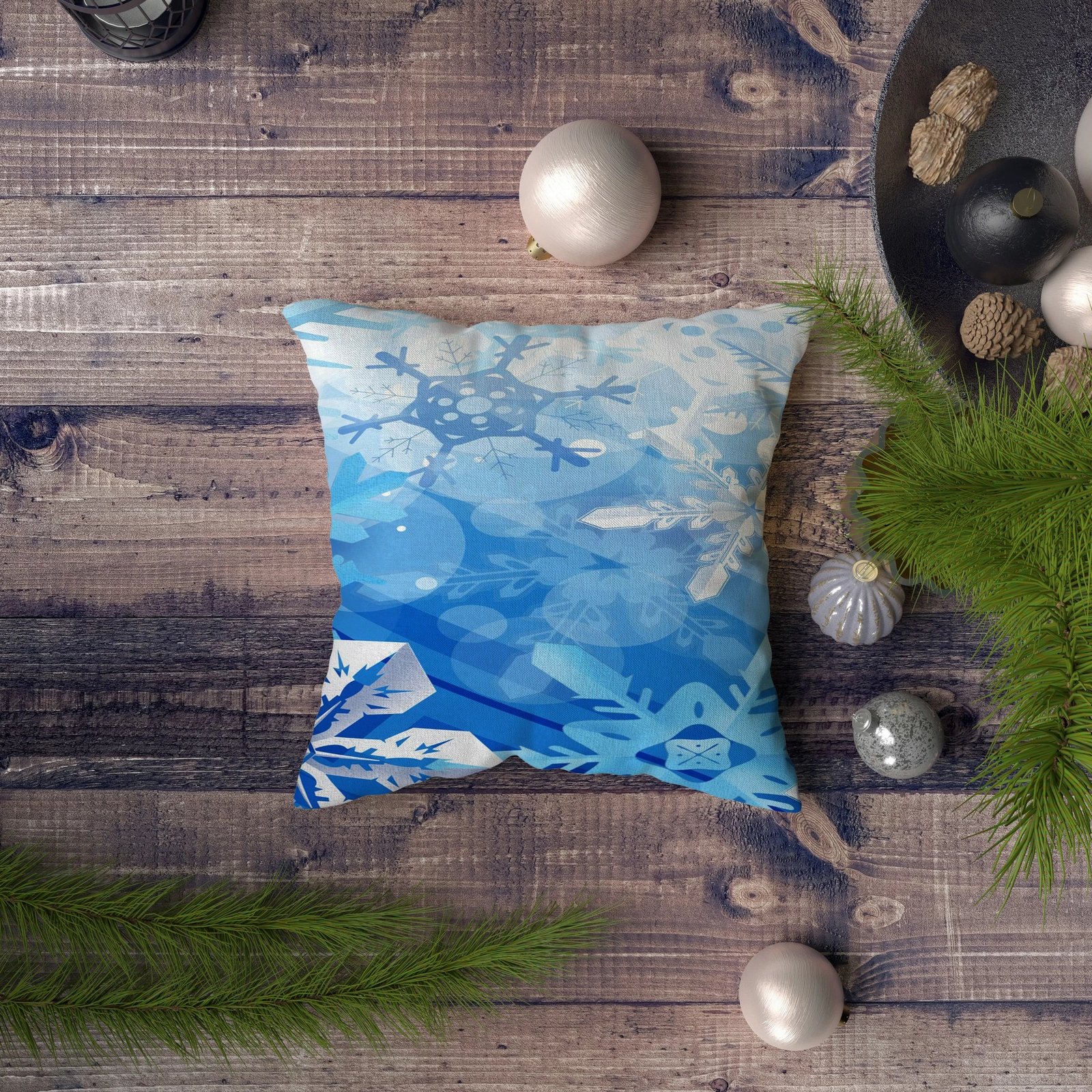 Jastëk dekorativ Aberto Design, NYXMAS094, shumëngjyrësh, 43x43cm