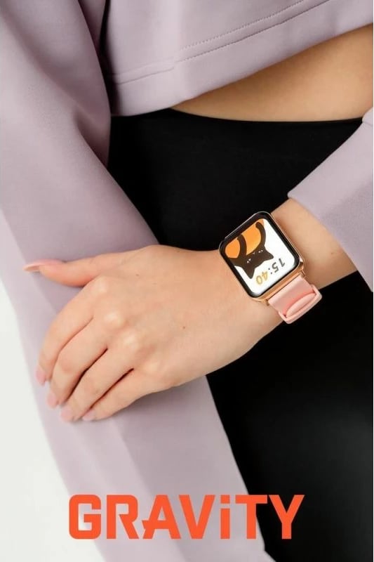 Smartwatch Gravity për femra, rozë